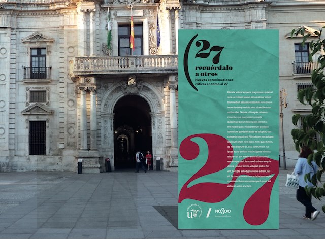 El diseño de Manuel Ortiz que plasma la memoria de los poetas del 27